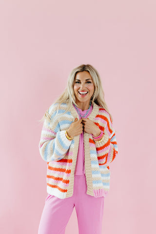 Melissa Multi Stripe Cardigan