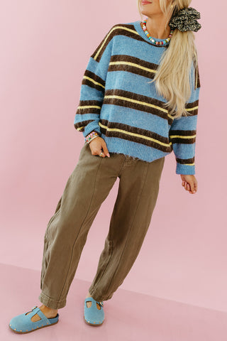 Wrenlee Stripe Pullover Sweater
