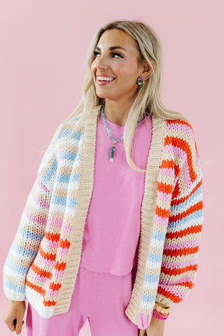 Melissa Multi Stripe Cardigan