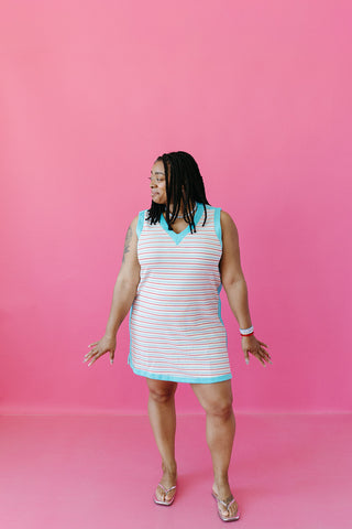 Tamara V-Neck Knit Mini Dress