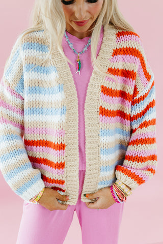 Melissa Multi Stripe Cardigan