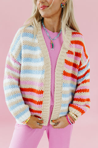Melissa Multi Stripe Cardigan