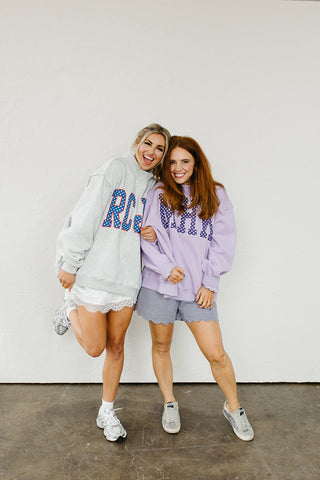 RCJH Polka Dot Mock Neck Sweatshirt
