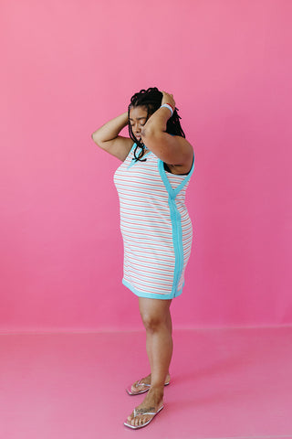 Tamara V-Neck Knit Mini Dress