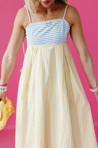 Page Stripe Maxi Dress