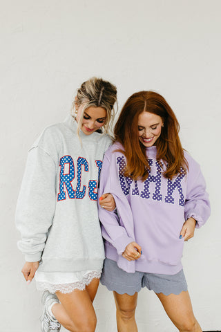 RCJH Polka Dot Mock Neck Sweatshirt