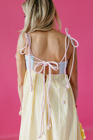 Page Stripe Maxi Dress