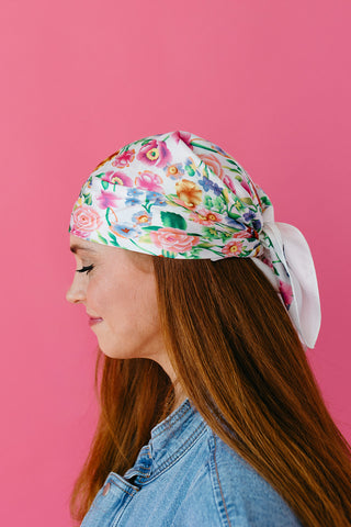 Flower Bandana Scarf - RESTOCK