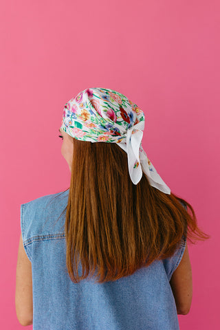 Flower Bandana Scarf - RESTOCK