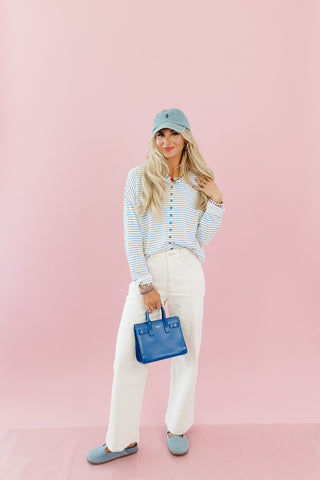 Frankie Slub Stripe Cardigan