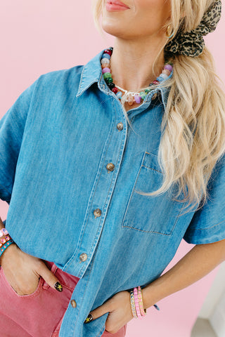 Hales Denim Top