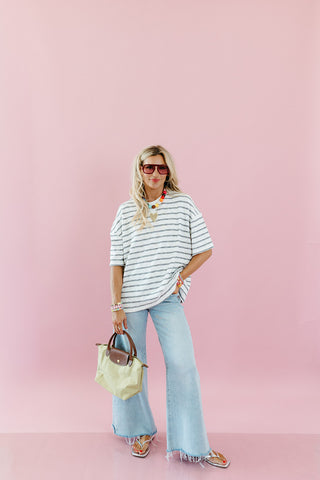 Jenna Oversized Stripe Top