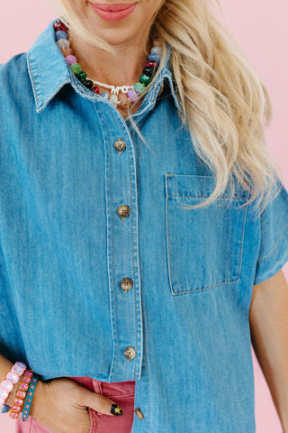 Hales Denim Top