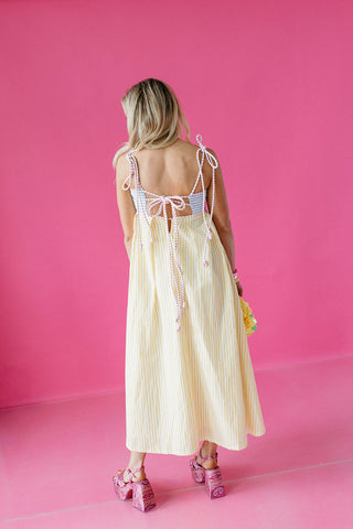 Page Stripe Maxi Dress
