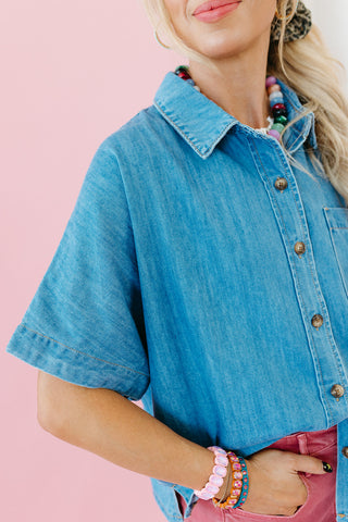 Hales Denim Top