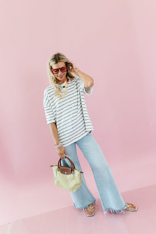 Jenna Oversized Stripe Top