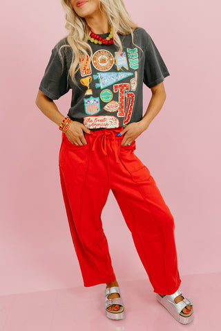 Football Varsity Patches Graphic Tee