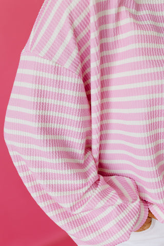 Kara Textured Stripe Top