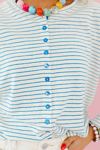 Frankie Slub Stripe Cardigan