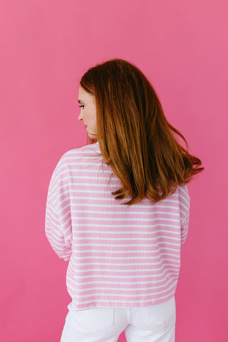 Kara Textured Stripe Top
