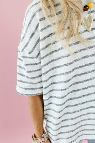 Jenna Oversized Stripe Top