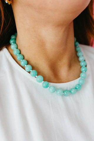Love Big Turquoise Necklace