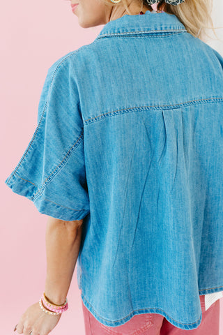 Hales Denim Top