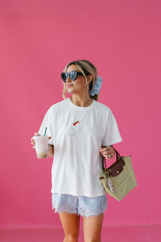 Farmers Market Embroidered Tee