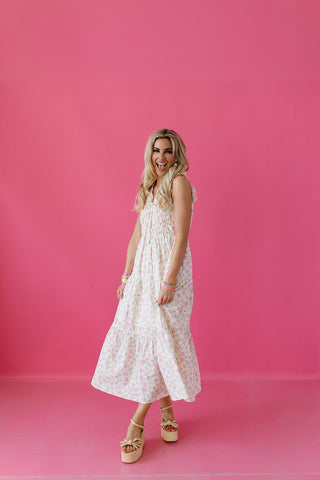Brinley Floral Smocked Midi Dress