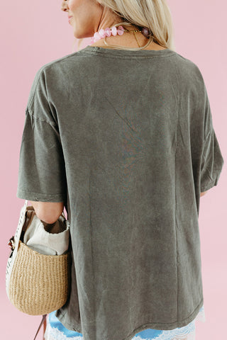 Bella Butterfly Oversized Graphic Tee