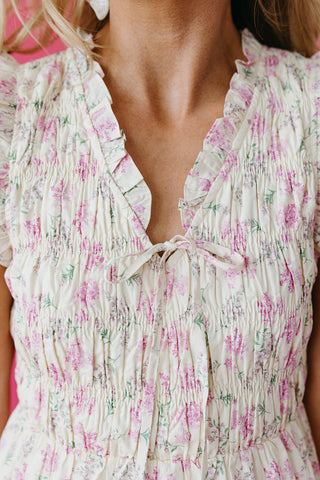 Brinley Floral Smocked Midi Dress