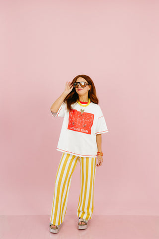 Play Book Tee in Red