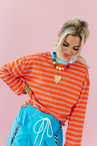 Whitmore Stripe Long Sleeve Top