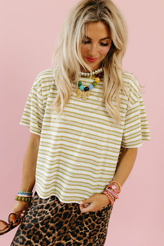 Fitz Stripe Tee