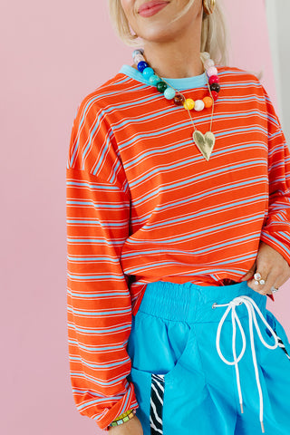 Whitmore Stripe Long Sleeve Top