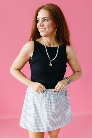 Matilda Plaid Mini Skirt
