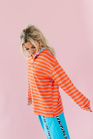 Whitmore Stripe Long Sleeve Top