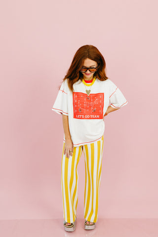 Play Book Tee in Red