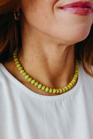 Candy Beads Necklace - Yellow