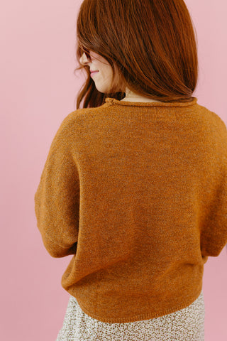 Piper Cardigan in Rust