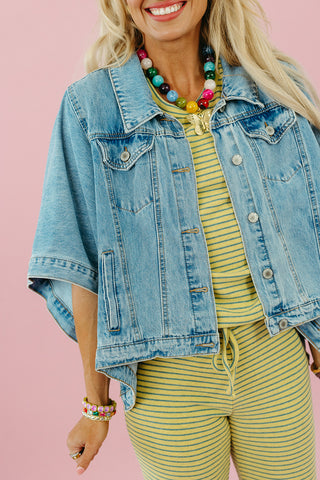 Kit Denim Cape Jacket *10/22 PREORDER ROUND 2*