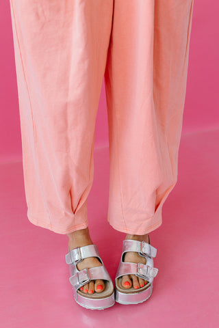 Joan Pant Set in Coral