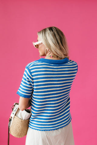 Coast Button Up Sweater Top