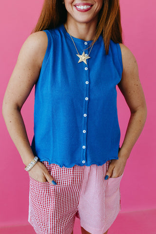 Emilanna Sleeveless Knit Top
