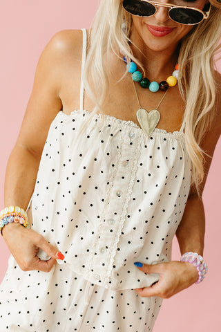 River Polka Dot Top