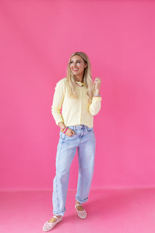 Benny Barrel Cuffed Jeans - RESTOCK