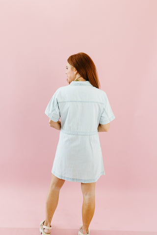 Paige Denim Tie Mini Dress