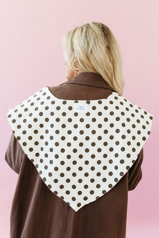 Colette Trench Coat with Polka Dot Contrast