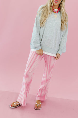 Marisol Layered Sweatshirt in Grey