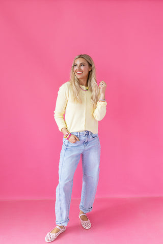 Benny Barrel Cuffed Jeans - RESTOCK
